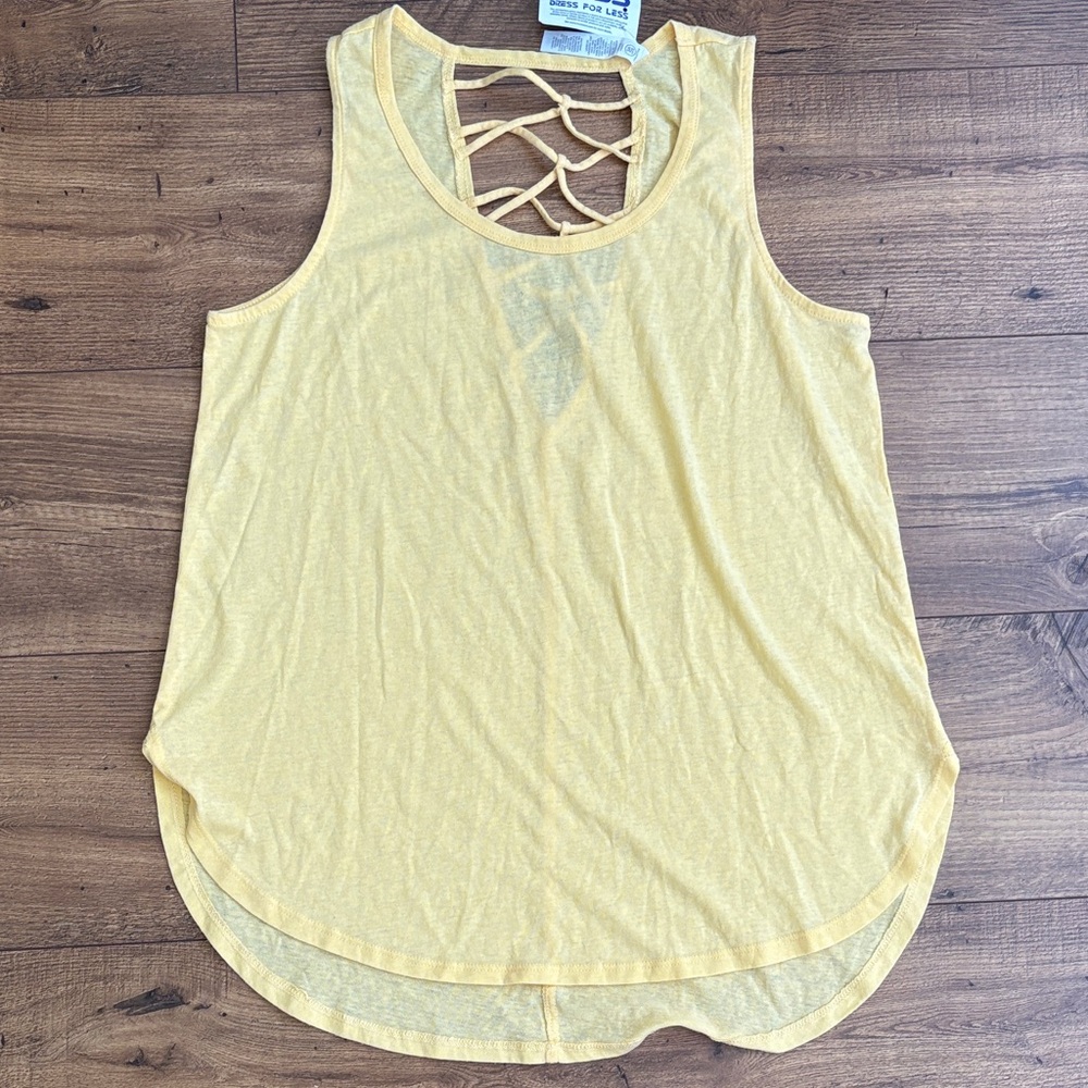 Yellow Sleeveless Top